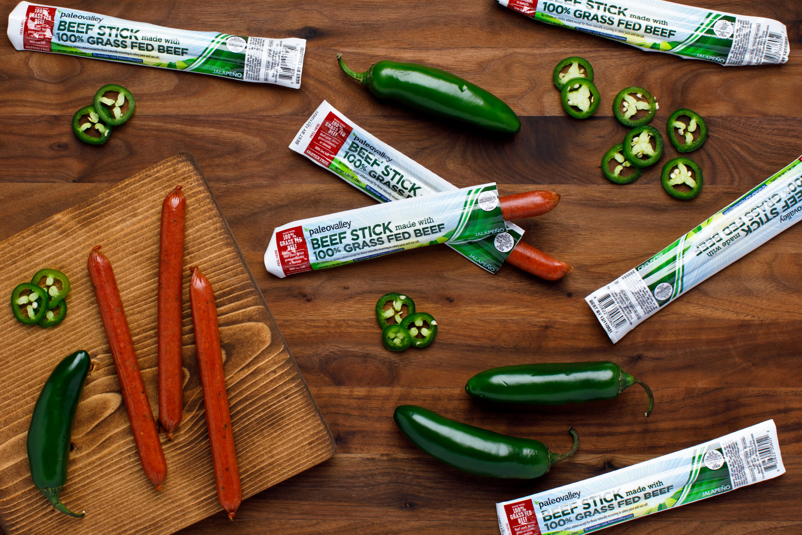 Paleovalley Beef Sticks Jalepeno The Real Food Project