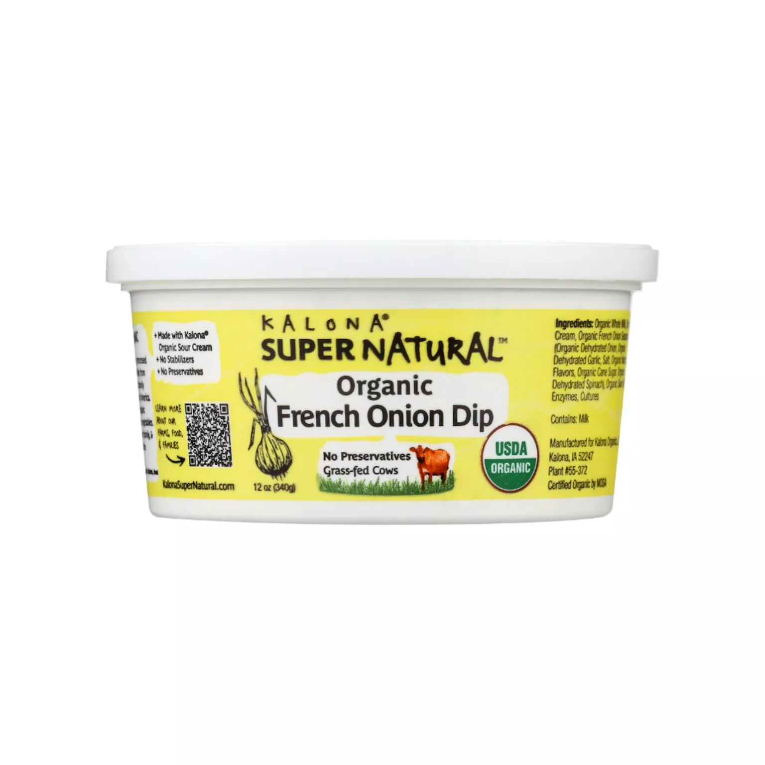 Kalona SuperNatural French Onion Dip (Low Temp Pasteurized) The Real Food Project